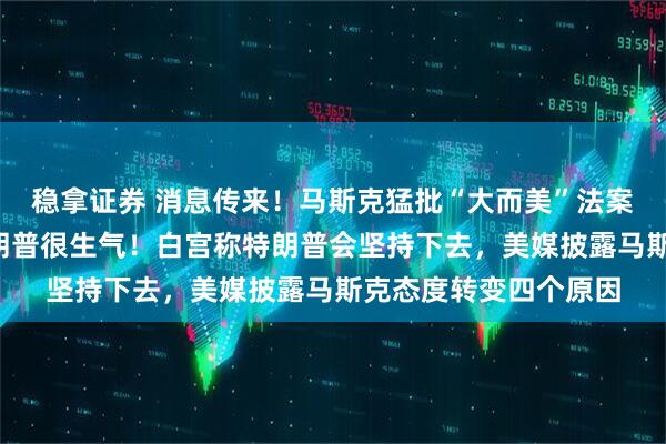 稳拿证券 消息传来！马斯克猛批“大而美”法案“令人作呕”后，特朗普很生气！白宫称特朗普会坚持下去，美媒披露马斯克态度转变四个原因